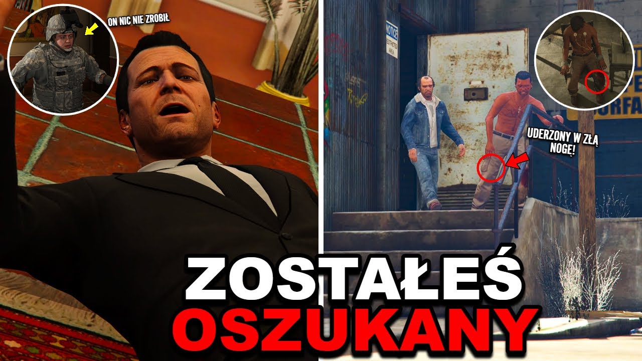 JEDEN BŁĄD W KAŻDEJ MISJI W GTA 5