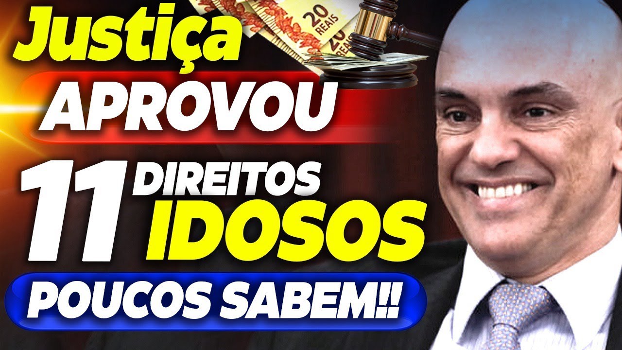 NOVA LEI: 11 DIREITOS que ESCONDERAM do IDOSO com MAIS de 60 ANOS - MAS a JUSTIÇA MANDOU LIBERAR!