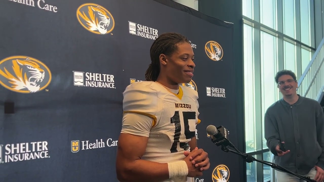 Santana Banner Mizzou Spring Football Media Availability - March 18