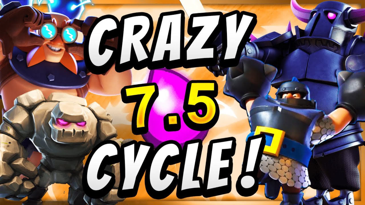 7.5 ELIXIR! MOST EXPENSIVE DECK in CLASH ROYALE!