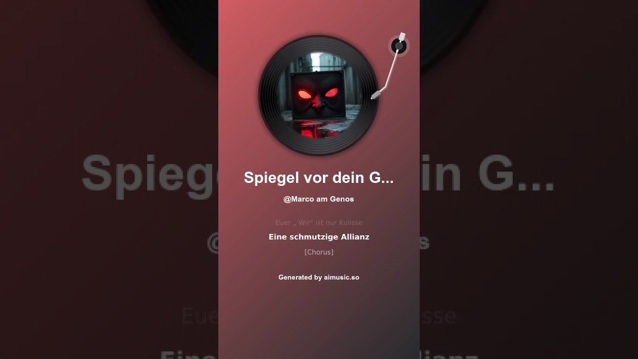 Spiegel vor dein Gesicht