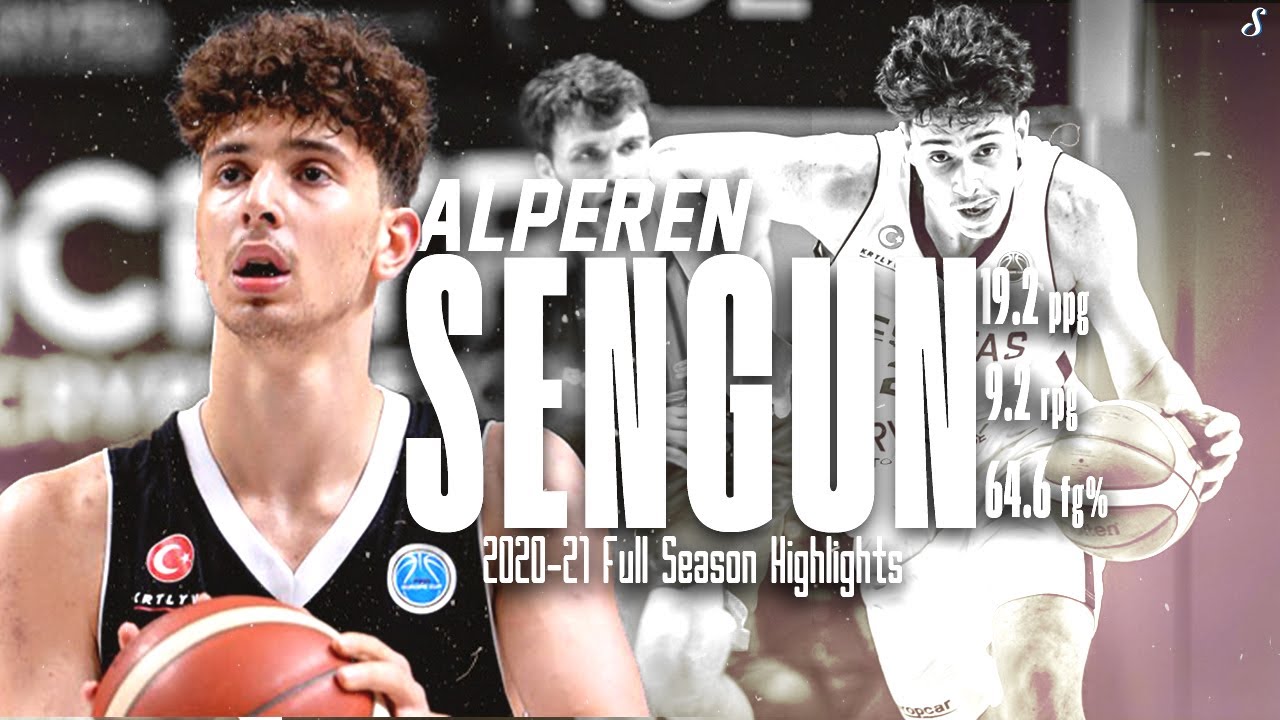 Alperen Sengun Is The Next European Star | Besiktas 2020-21 Season Highlights | 19.2 PPG 64 FG% #OKC