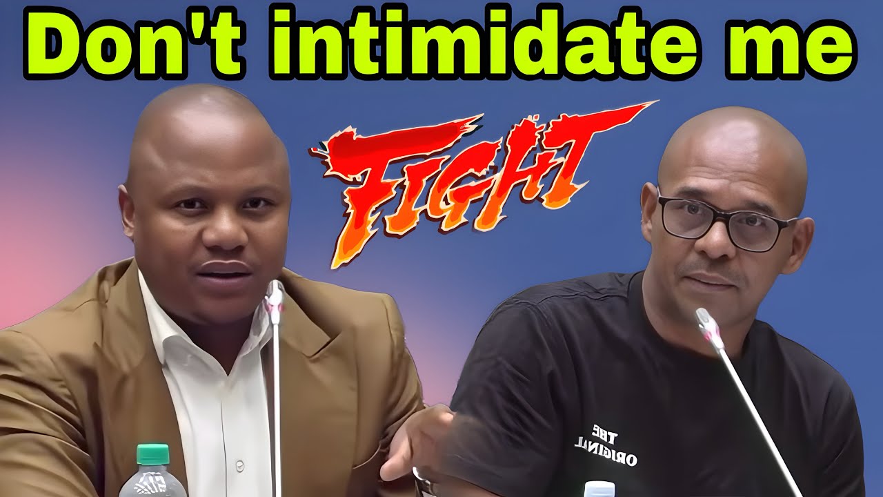CHAOS: Fadiel Adams vs Xola Nqola clash. Don't intimidate me.