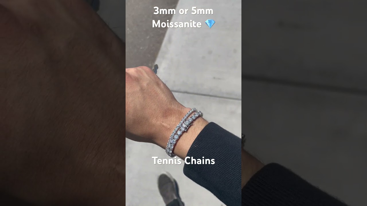 3mm or 5mm Tennis Chain - Which Would You Wear? 