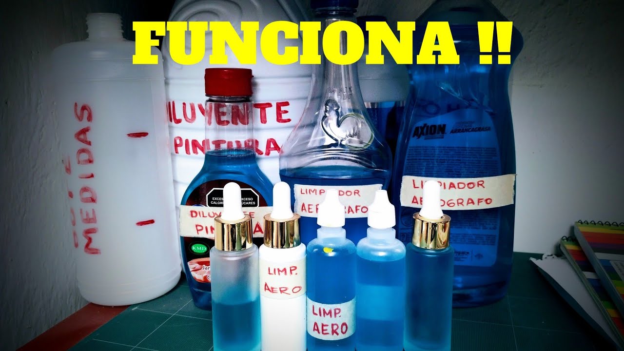 Diluyente y limpiador CASERO Y BARATO.