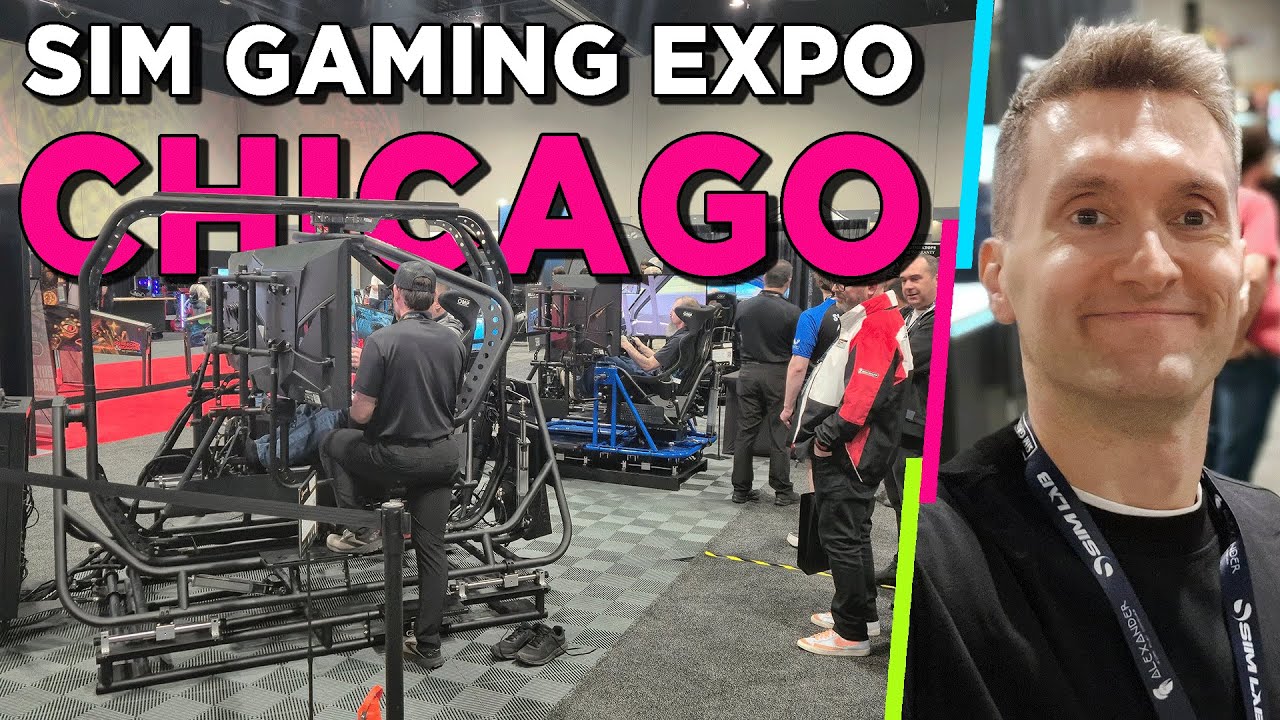 Eine komplette Tour über die Sim Gaming Expo 2025 in Chicago, USA