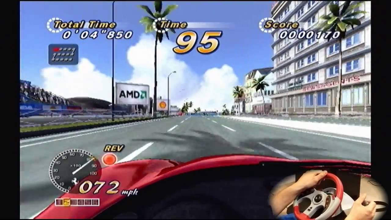 Outrun 2006: Coast 2 Coast w/ Mad Catz MC2 Wheel (PS2)