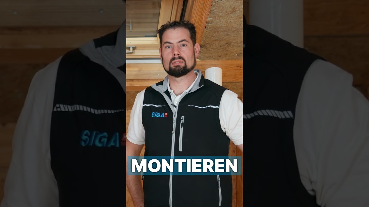 Dampfbremse Montage mit SIGA EXPERTEN ♨️ #anleitung #handwerk #holzbau