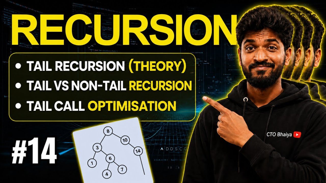 Recursion-14 | Tail Recursion (Theory)