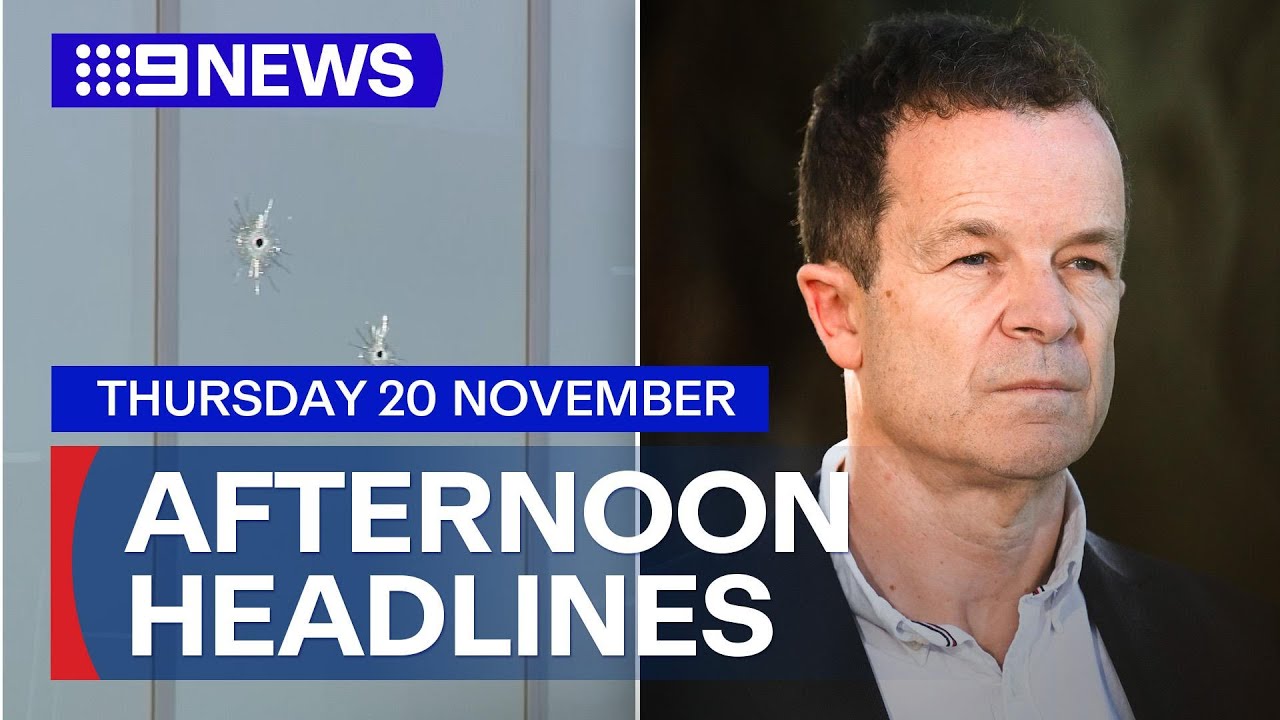 Liberal leadership dramas in NSW; Elderly couple innocent victims in shooting | 9 News Australia