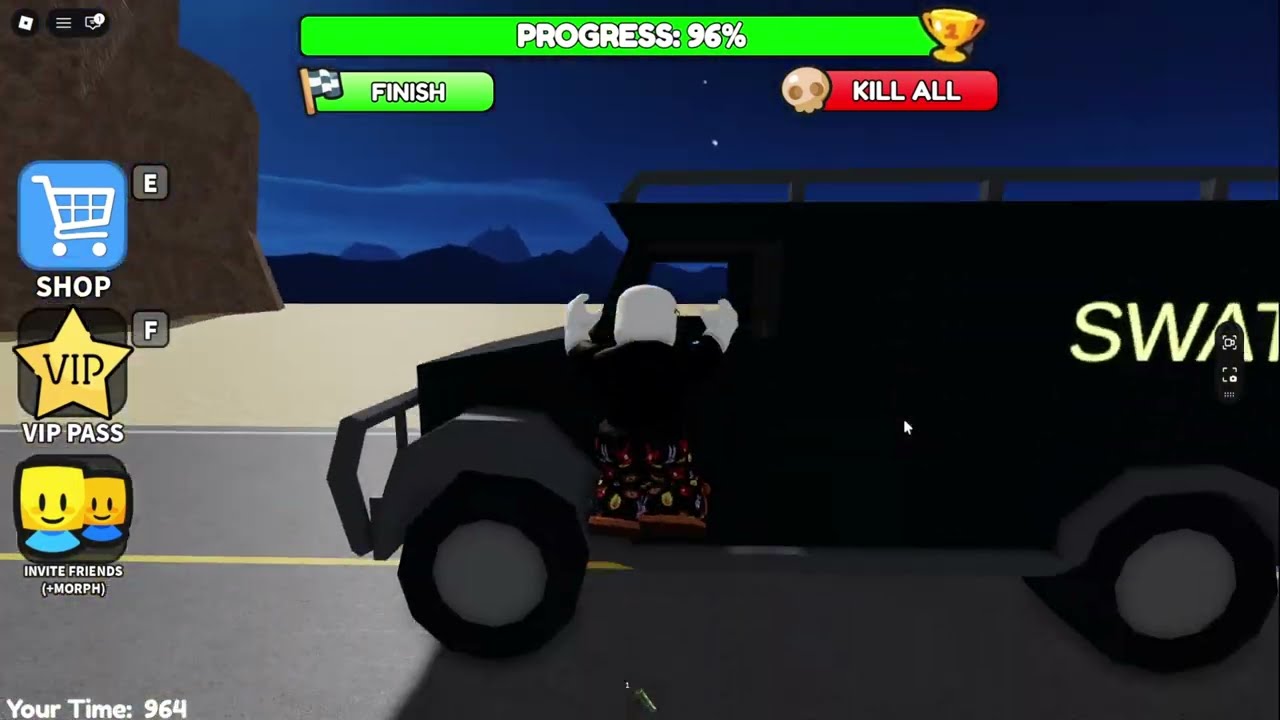 WaterPark Barry's Prison Run escape!  Full Walkthrough 