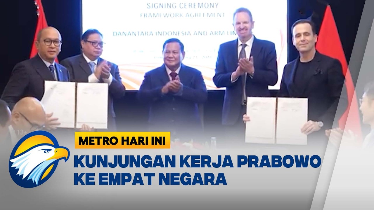 Presiden Prabowo Tiba di Tanah Air Usai Lawatan Lintas Negara - [Metro Hari Ini]