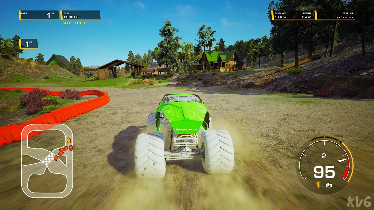 Monster Jam Steel Titans 2 - Alien Invasion Inverse - Gameplay (PC UHD) [4K60FPS]