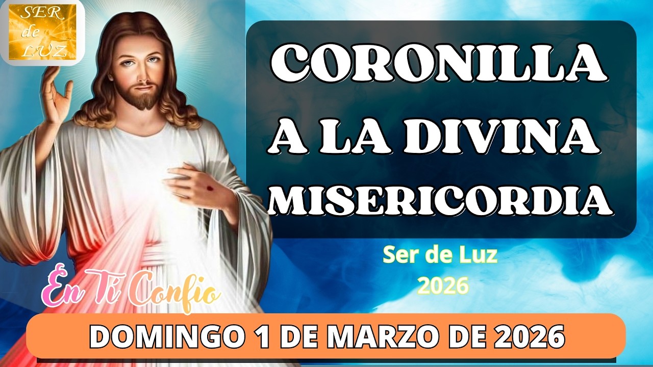 Coronilla a la Divina Misericordia de Hoy ☀️Domingo 1 de Febrero de 2026🙏💖