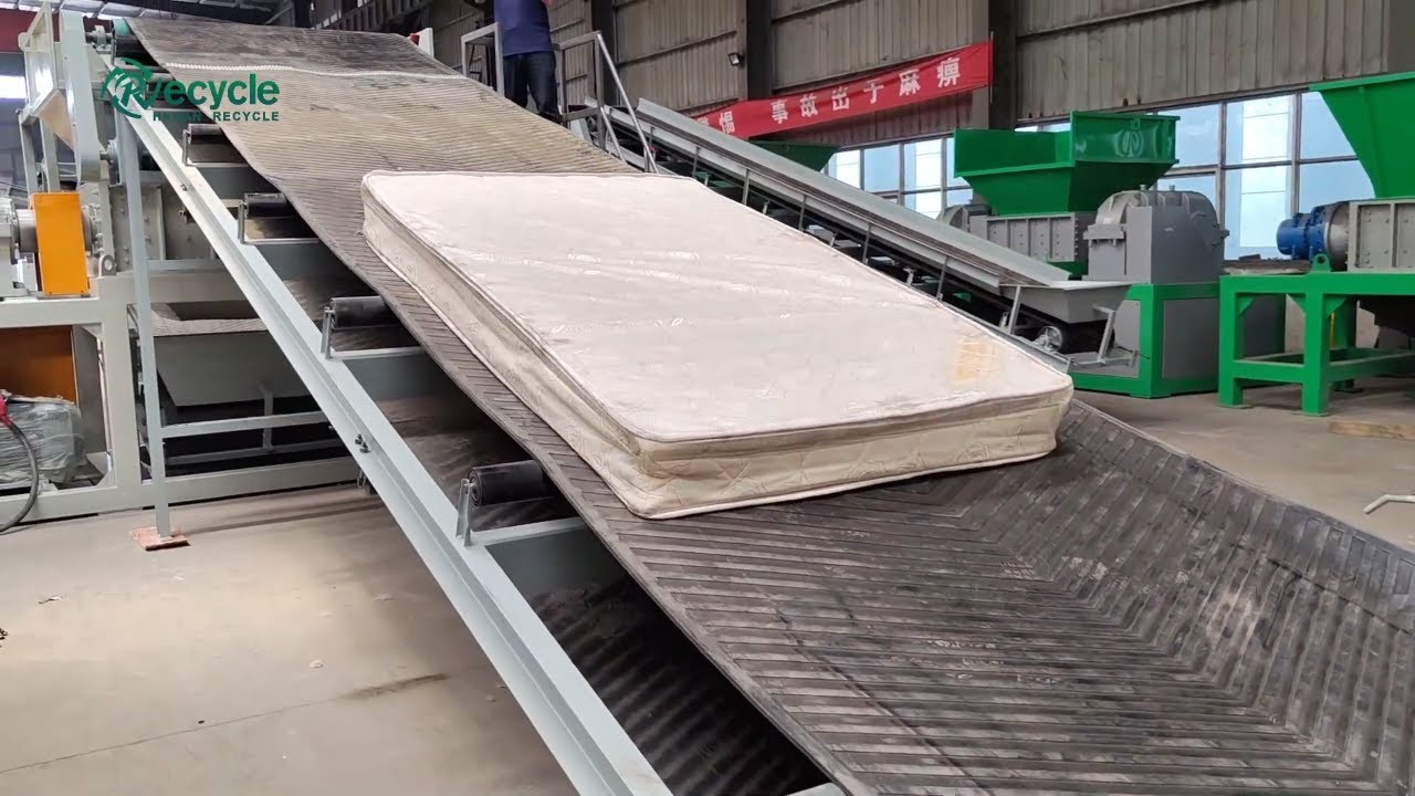 Spring Mattress Shredding - Bulky Waste Shredder Machine