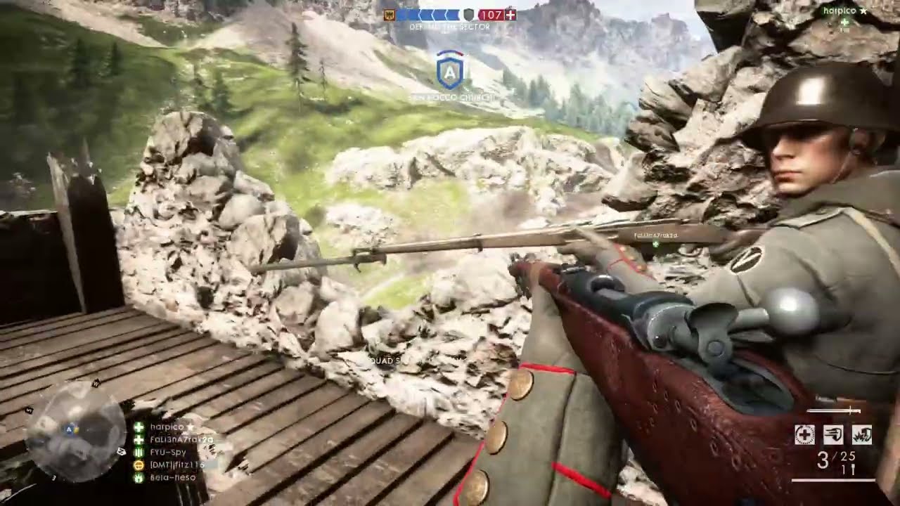 Monte Grappa Battlefield 1 39-0 Killstreak 