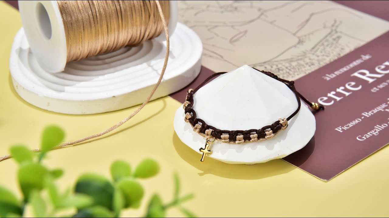 How to make an easy and attractive braided bracelet | Pandahall DIY Tutorial