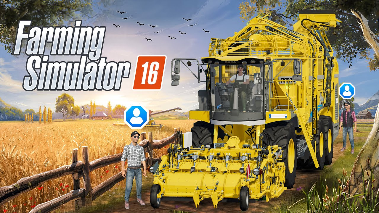 Sugarbeet Sowing & Harvesting With John Deere In Fs16 | Fs16 Multiplayer | Timelapse |
