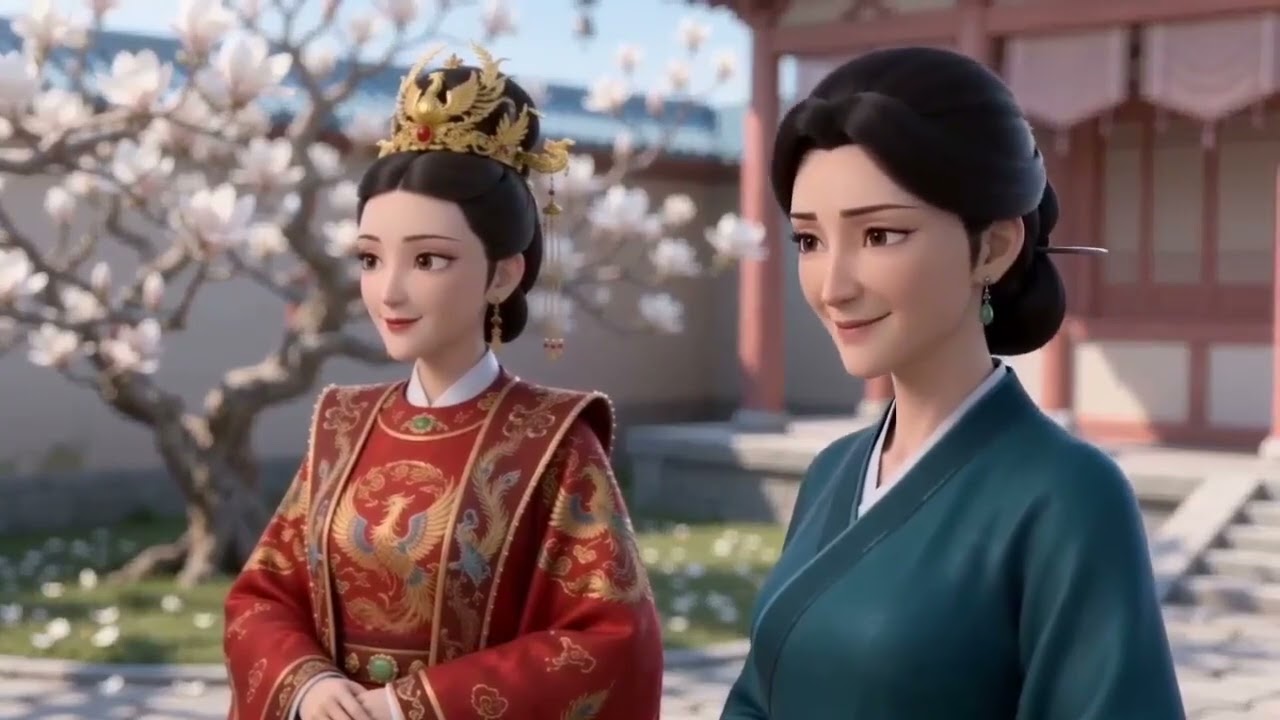 《槐花开了》六岁那年，满妮儿为了一句“陪他”的承诺步入深宫，与孤独的太子李衍和相伴一生。两人在红墙内青梅竹马，历经至亲离散。深宫是至尊之位，亦是囚人的金笼。李衍和用一生深情为她筑起避风港#阿紫说漫