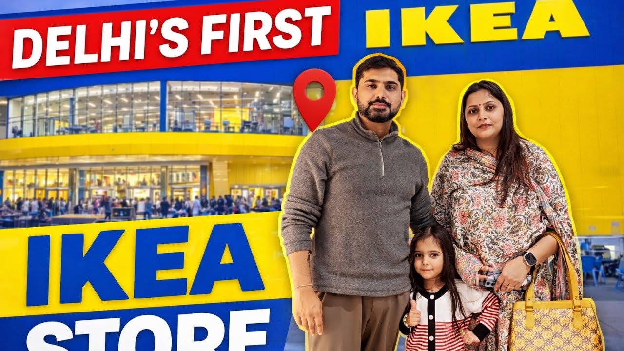 Day 72 vlog|| Delhi's first Ikea store || Husband’s Birthday Celebration Vlog 🎂 |Diggin Cafe 💕