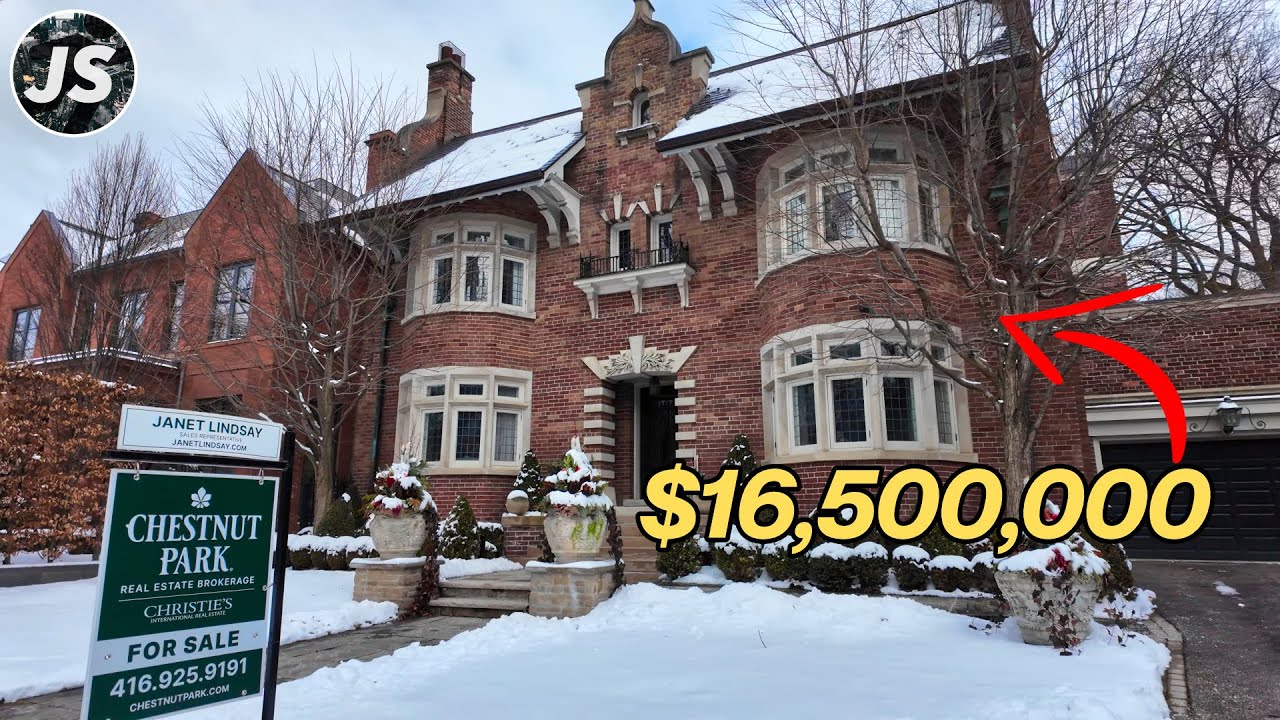 Mansions in the Snow | Walking Toronto's Rosedale Neighbourhood