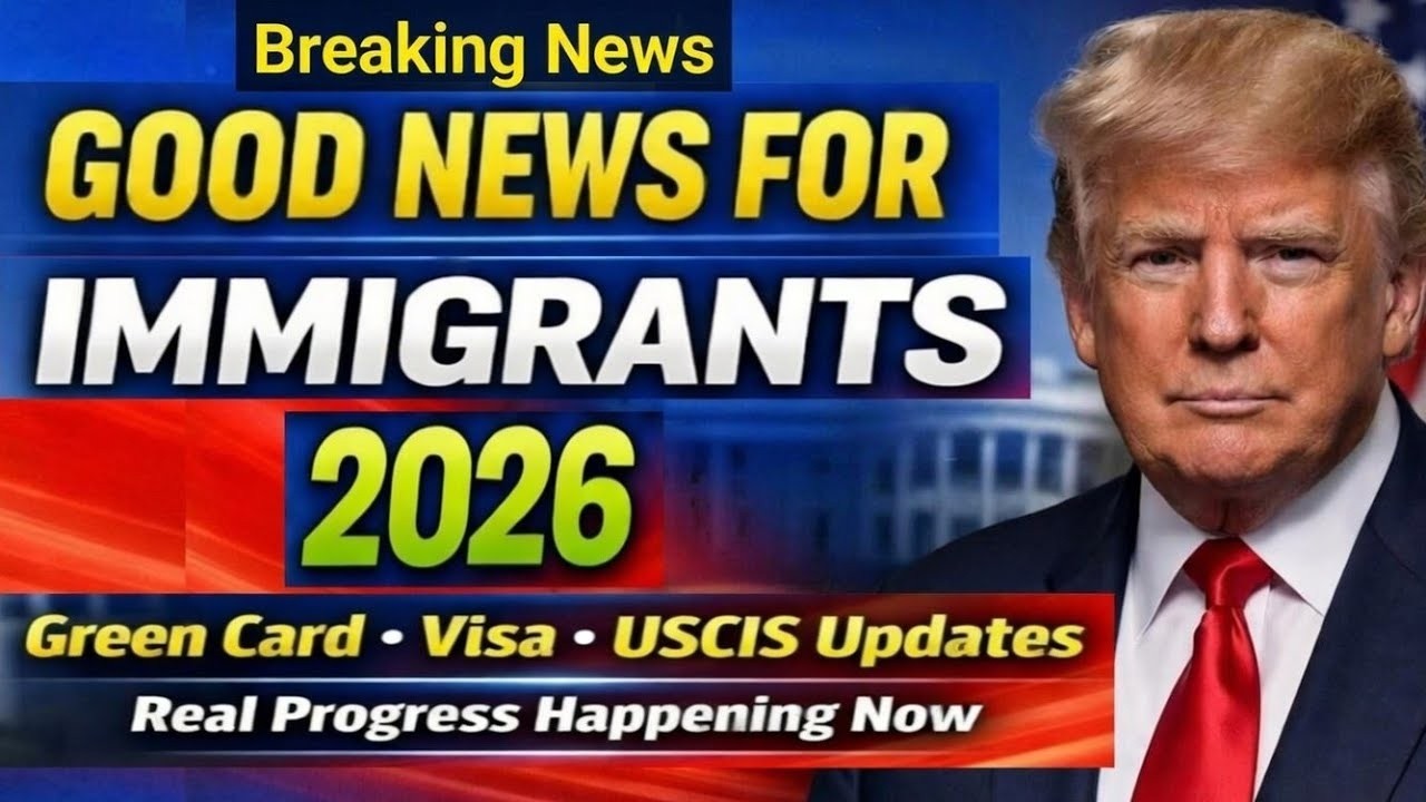 Good News for US Immigration 2026   Green Card Processing Updates & USCIS Progress January 2026 1080