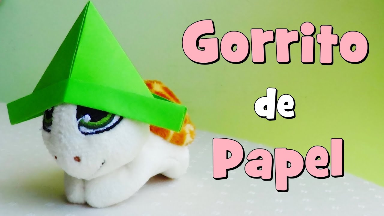 Gorro de Papel muy Sencillo - Papiroflexia
