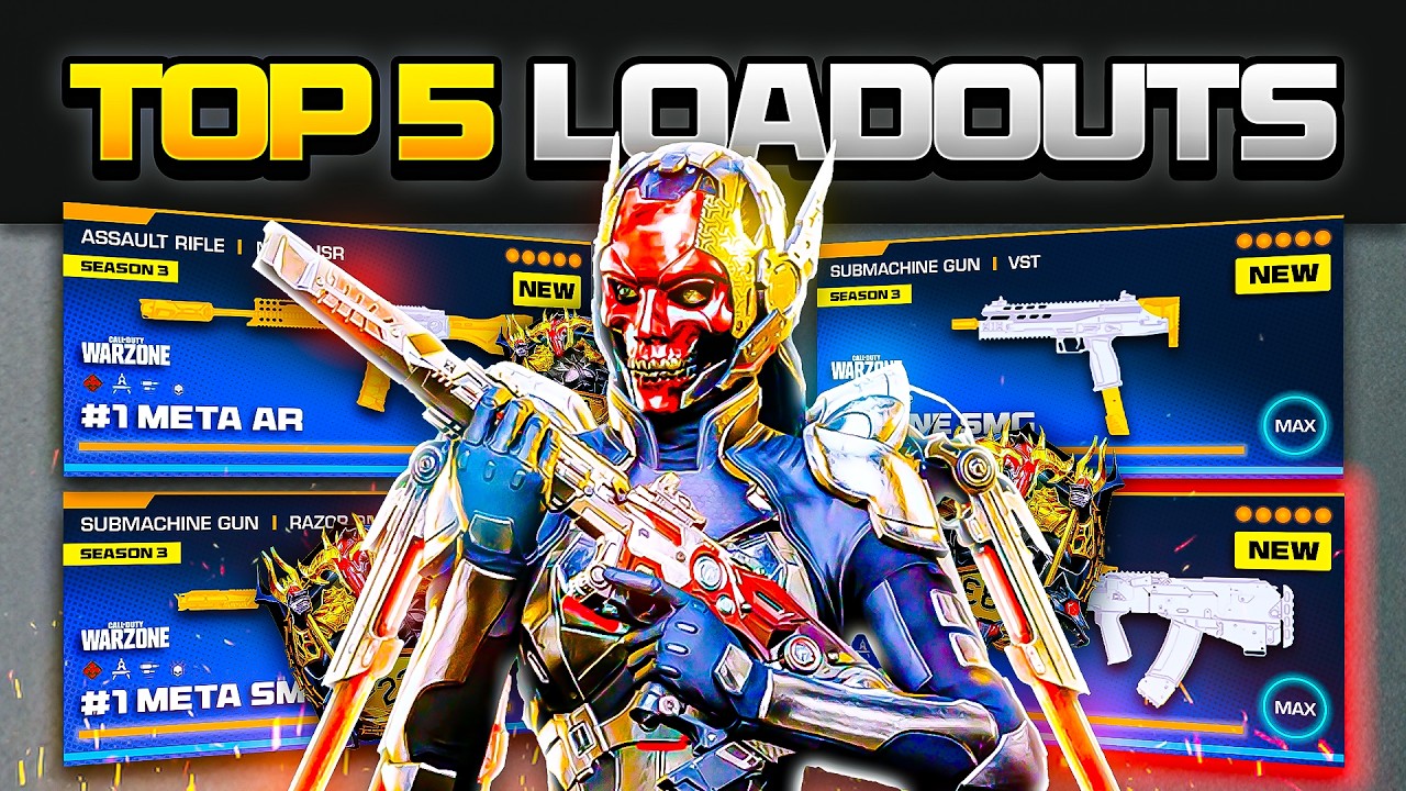 the TOP 5 *BROKEN* META Loadouts in Warzone AFTER the NEW UPDATE! (Warzone BEST Loadouts)