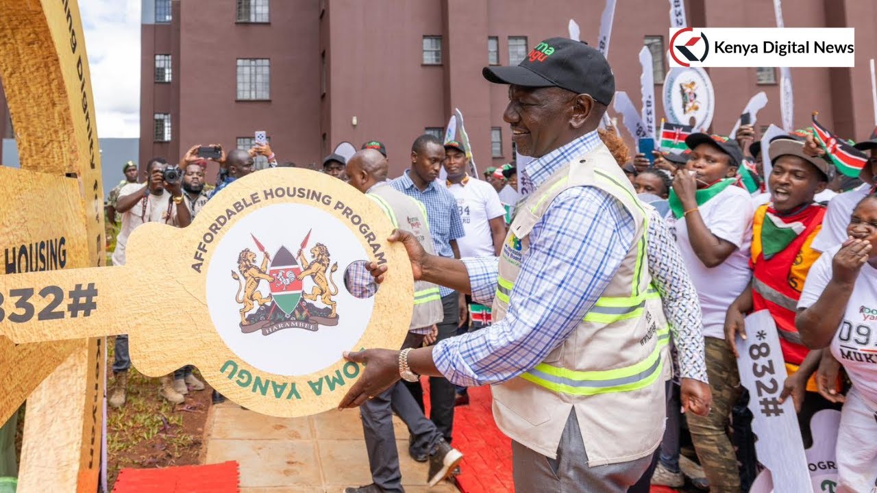 LIVE: President Ruto Handing Over Keys to 4,500 new homeowners at the Mukuru estate