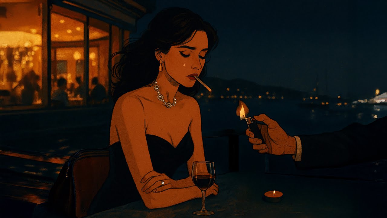 🎼 Late Night Lofi Jazz: Smooth Romantic Chill Mix🍷| Study, Sleep, Relax Vibes🎷