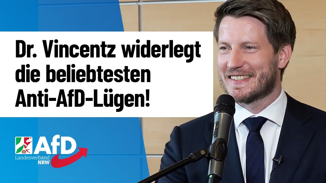 Dr. Vincentz widerlegt die beliebtesten Anti-AfD-Lügen!