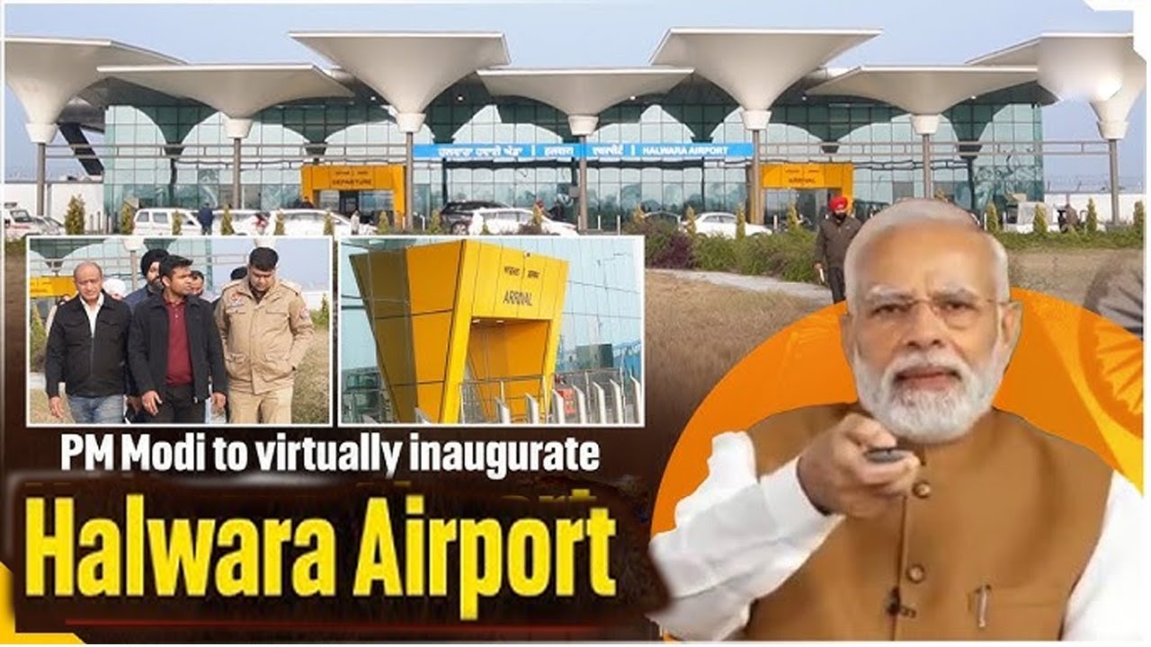 LIVE: PM Modi unveils new name of Adampur Airport as Shri Guru Ravidass Maharaj Ji Airport