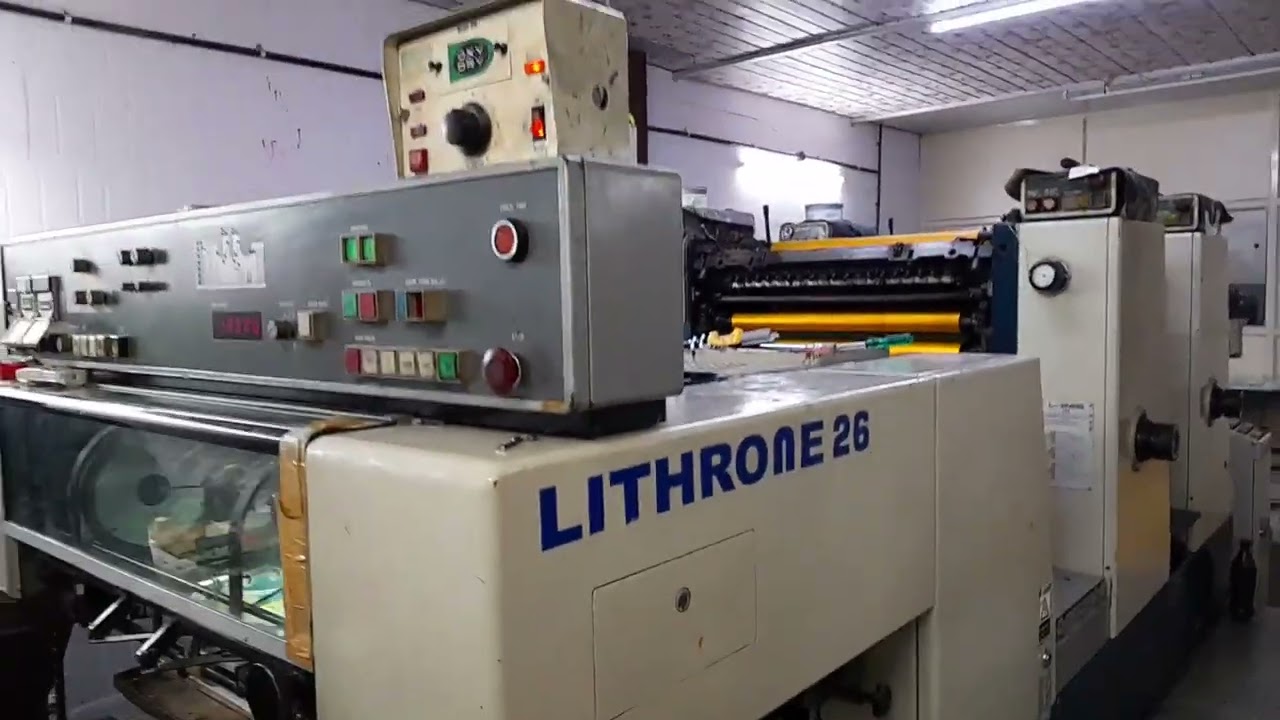 KOMORI LITHRONE L226 - 2 COLOR USED OFFSET PRINTING MACHINE SALE +918296480078