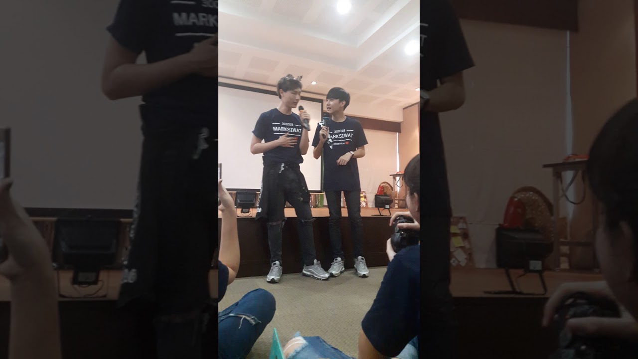 310318 #1stMarkBirthdayParty (6) คำอวยพรจากเพื่อนๆ & surprise จาก #Gunnapatn