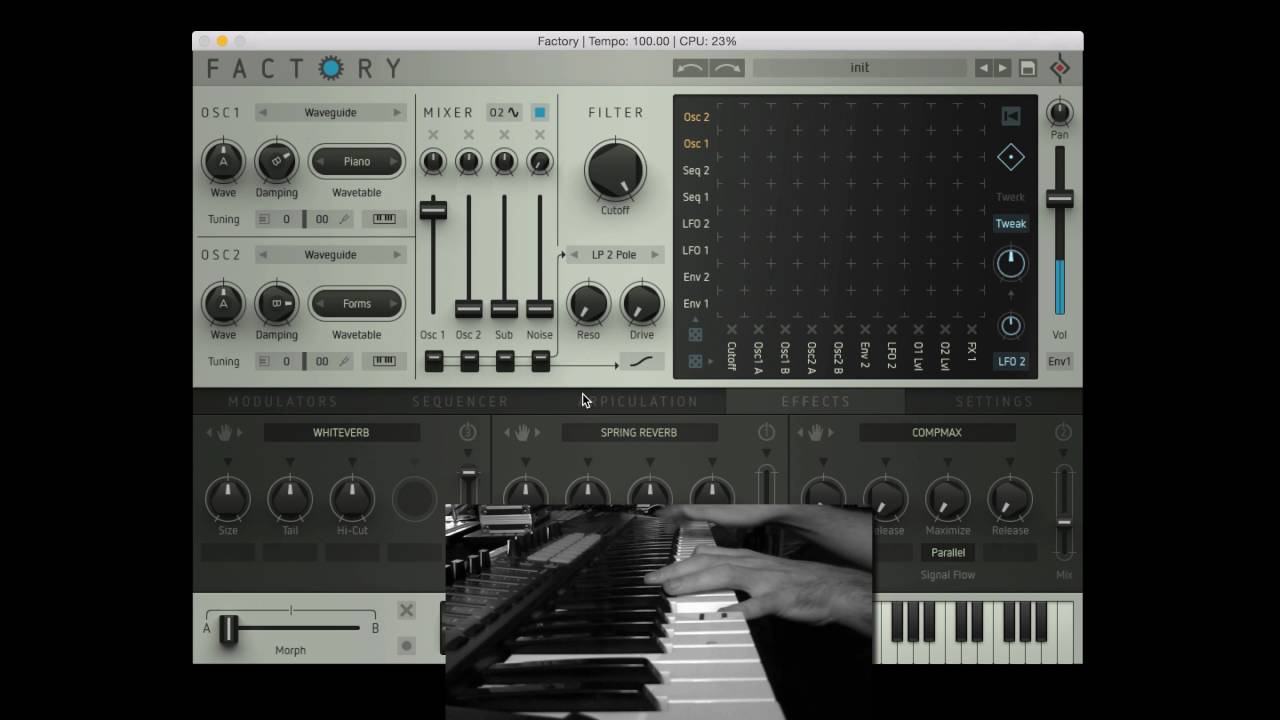 Factory Tutorial Part 1   Oscillators