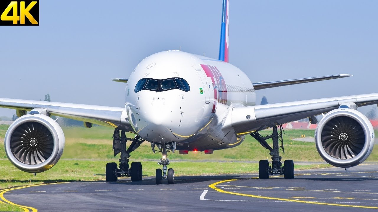 [4K] Planespotting in Paris CDG airport during a sunny day - Part 1