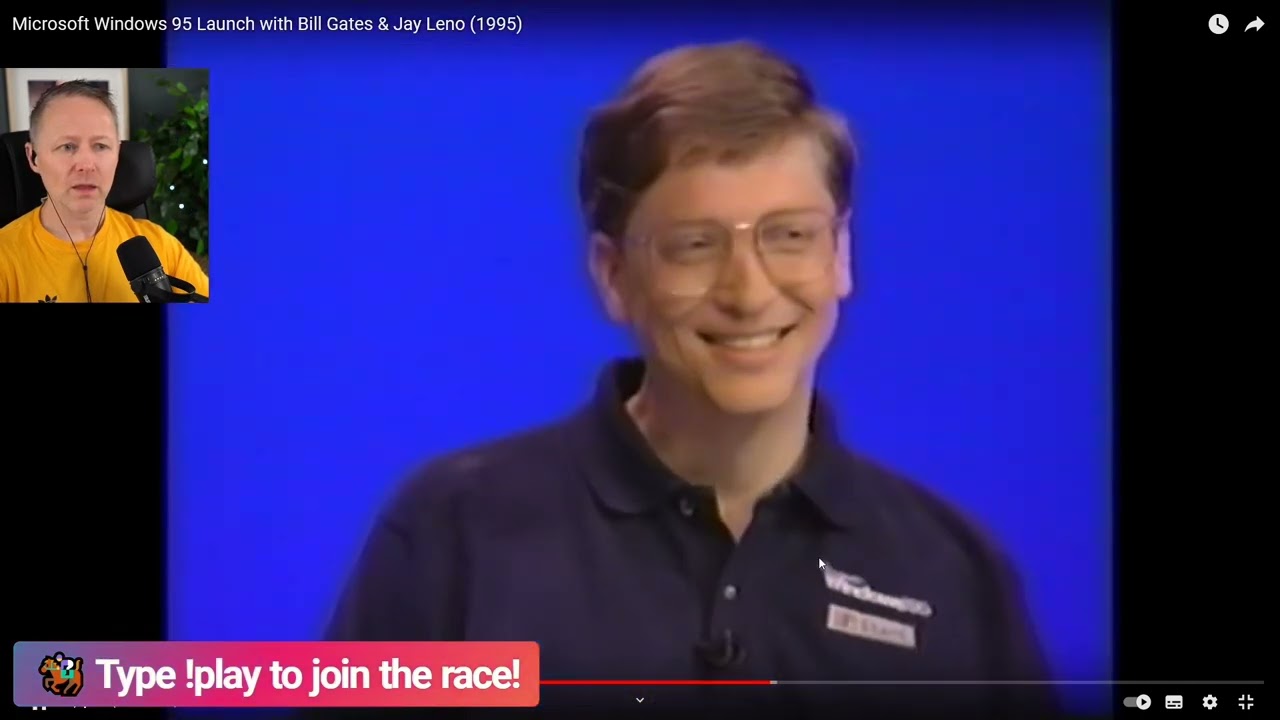 Limmy looks back at the Microsoft Windows 95 launch