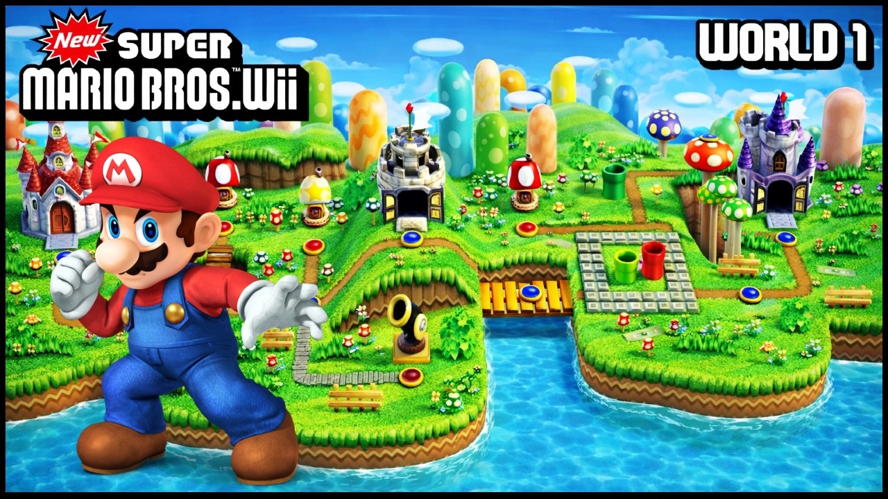 ZERANDO NEW SUPER MARIO BROS WII ENFRENTANDO LERRY KOOPA