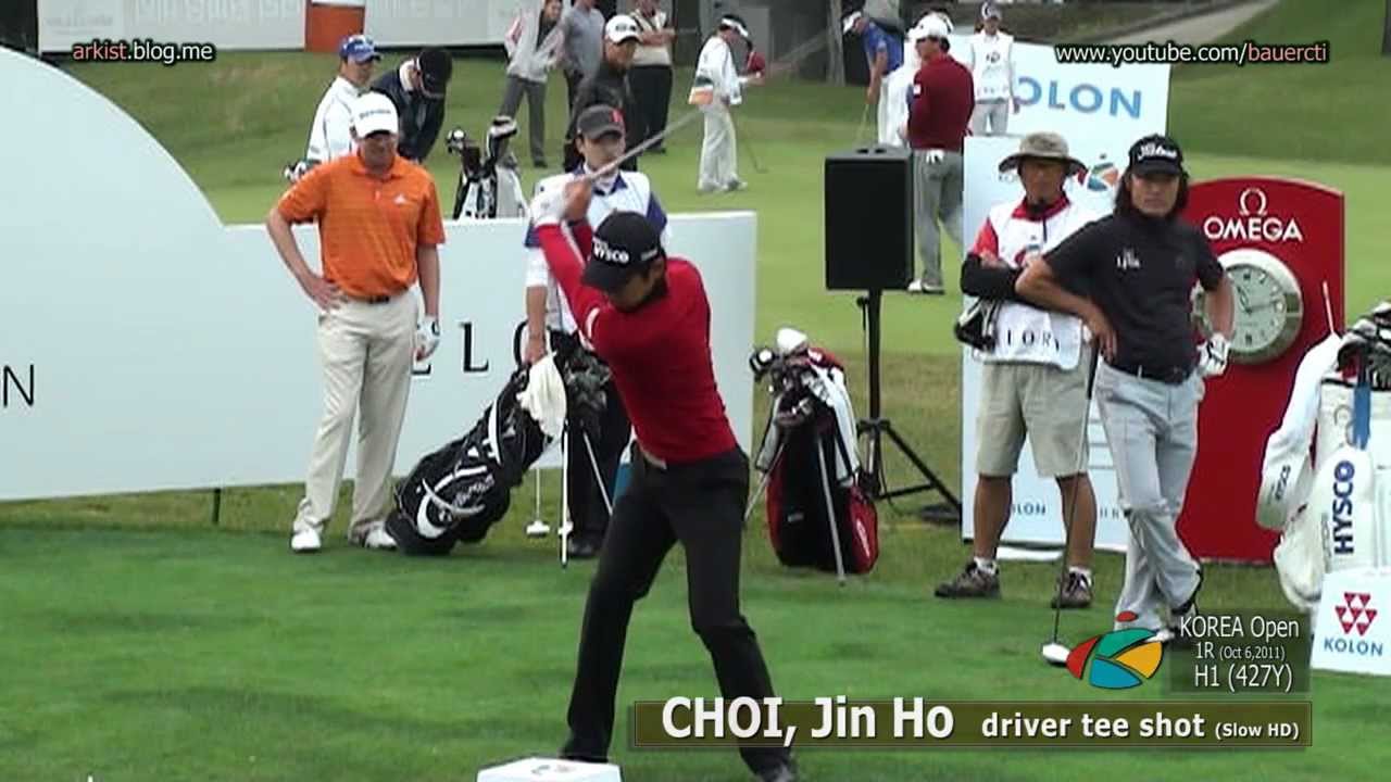 [HD SLOW] Choi Jin-Ho 2011, Driver Golf Swing