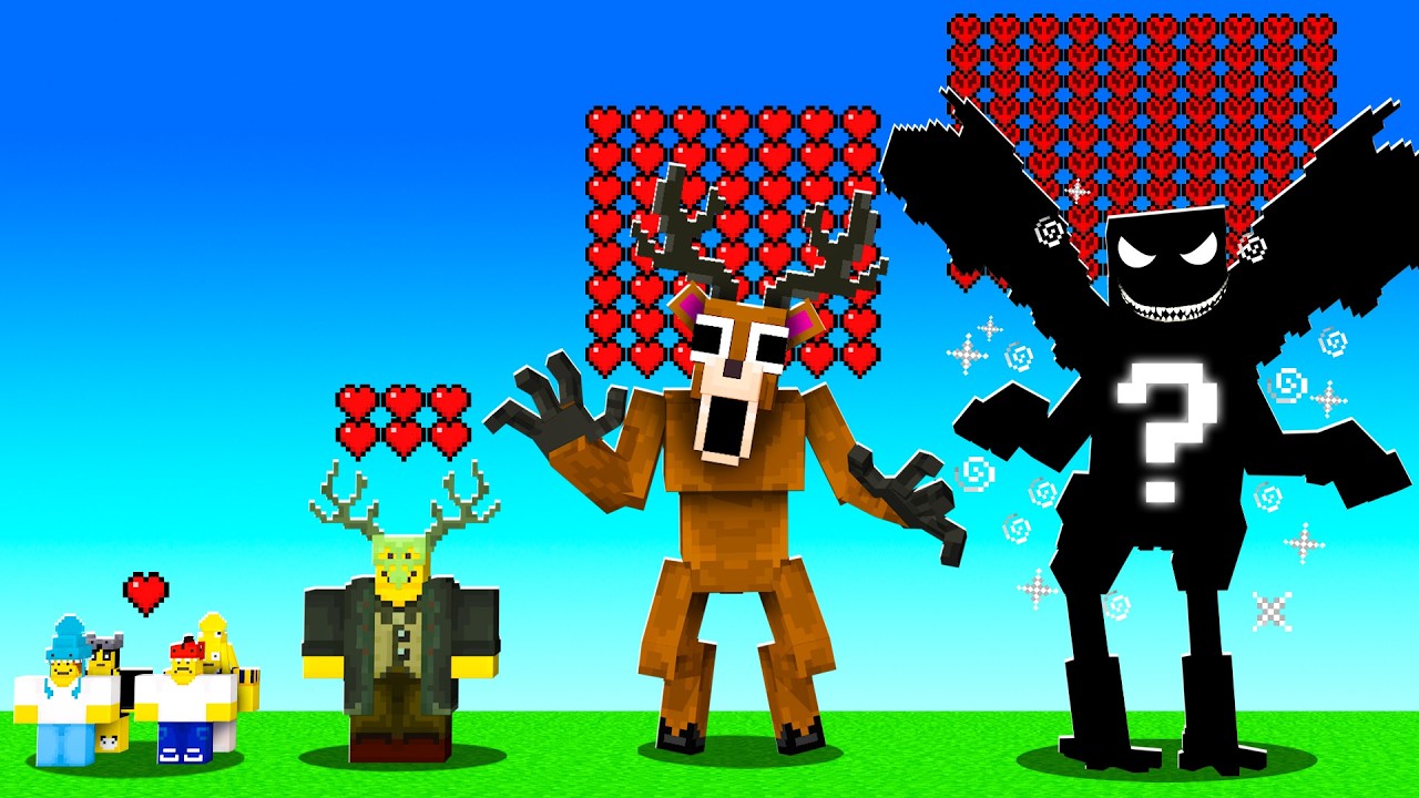 ¿Qué Personaje DE 99 NOCHES en el BOSQUE Tiene MAS VIDA? 😨 MINECRAFT