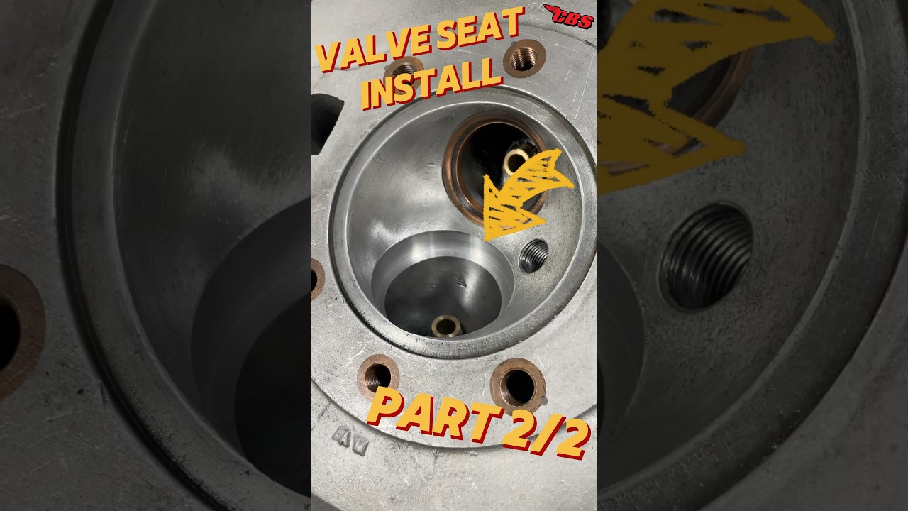 Valve seat installed 💪🏾- #classicbritishspares #bsagoldstar