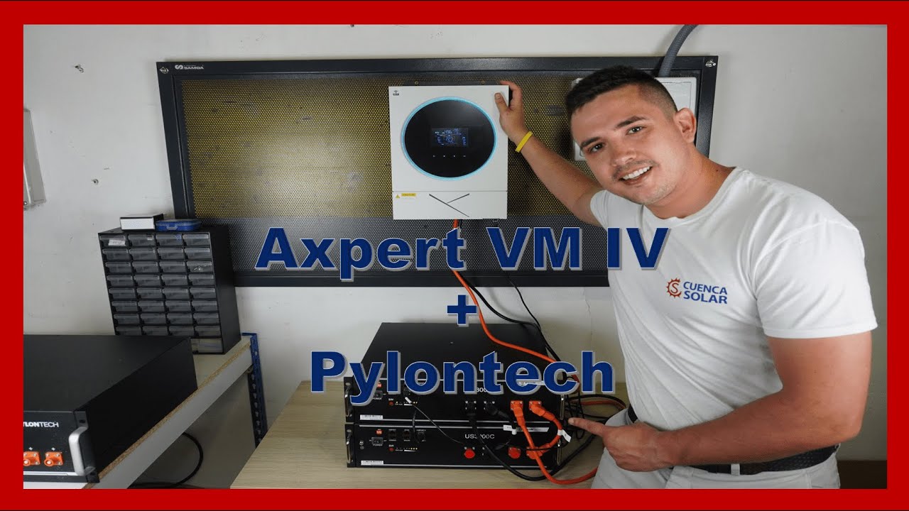 Configuración Axpert VM IV con baterías Pylontech