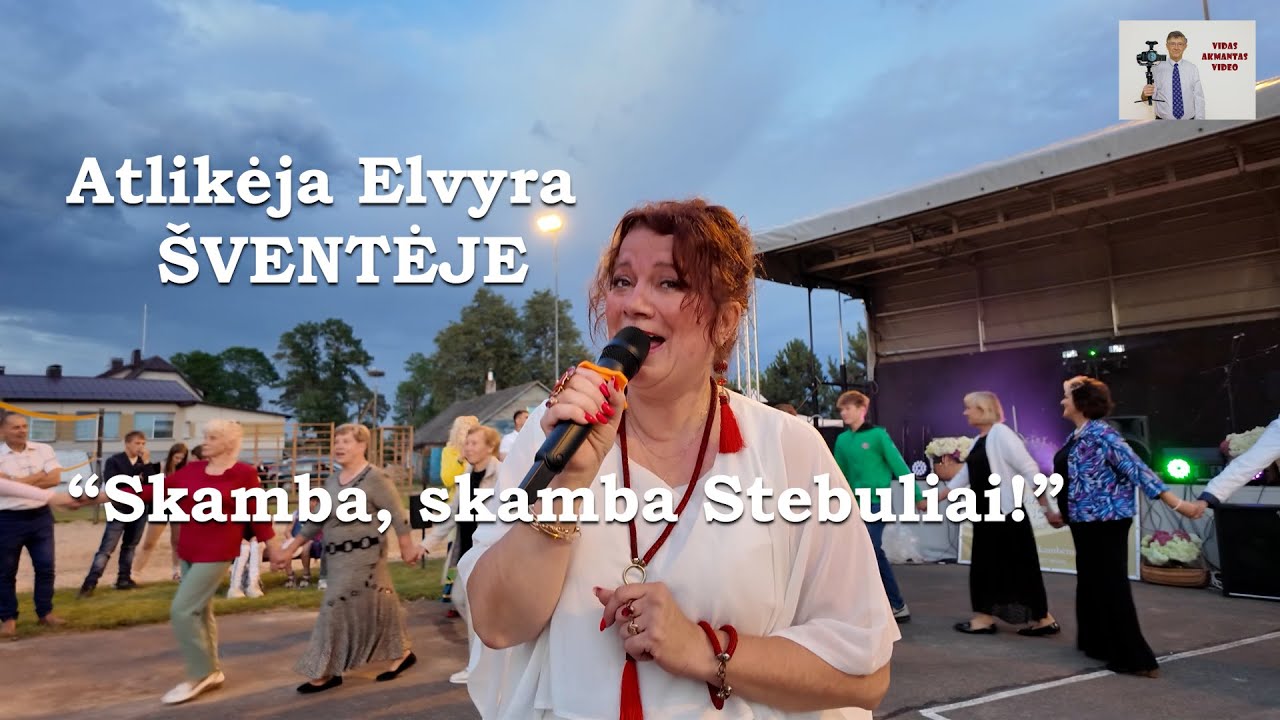 Atlikėja Elvyra renginyje 