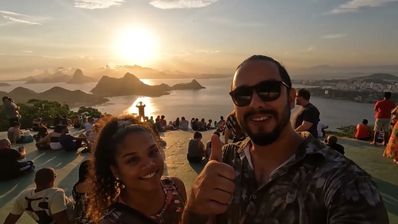 O por do sol mais bonito de Niterói