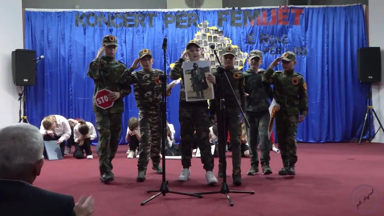 Koncert  per femijet e rene per Liri  te percjellur nga Kënga e Arif Vladit e V-t