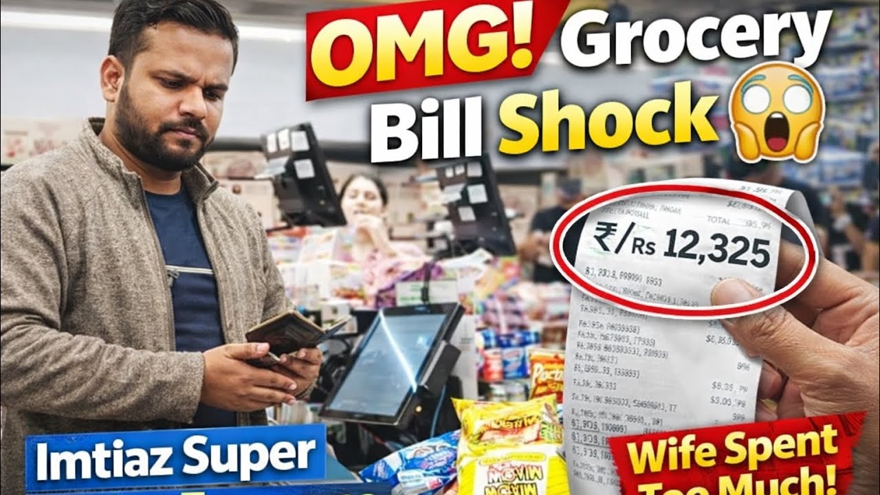“OMG! Huge Grocery Bill 😱 Imtiaz Super Market Zamzama Clifton | Karachi Vlog”