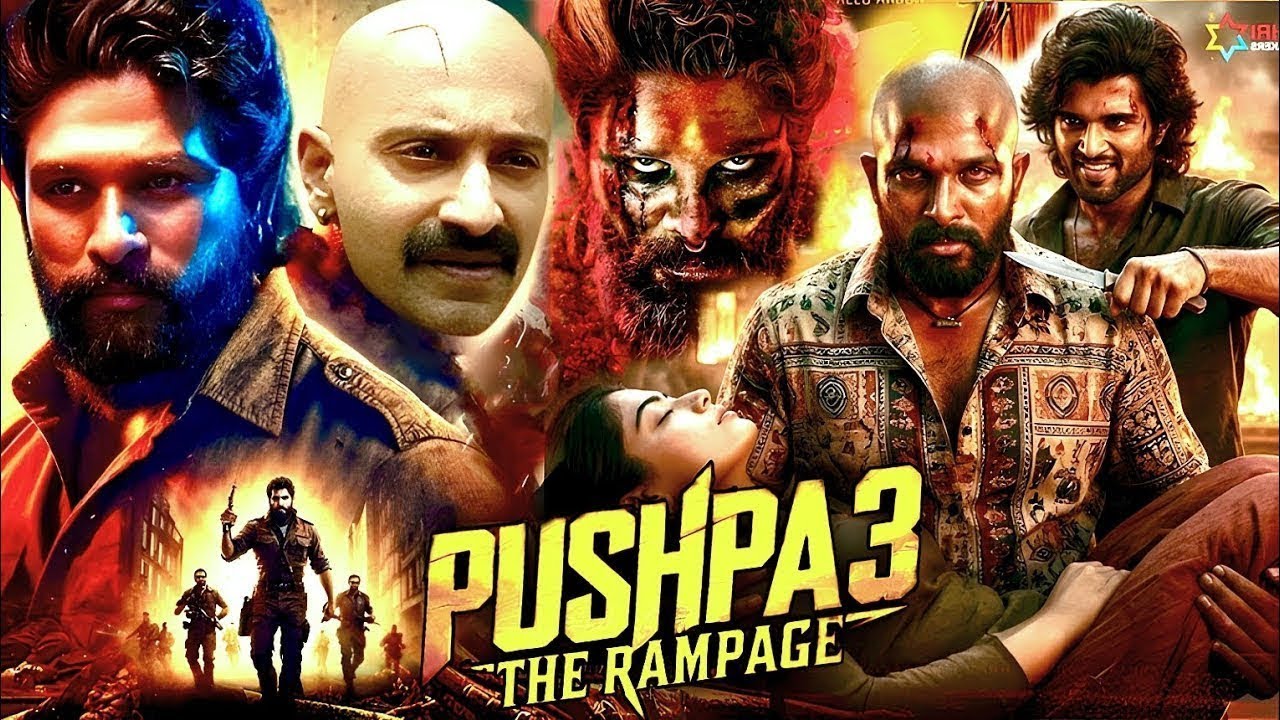 Pushpa 3- The Rule (2024) South Hindi Dubbed Movie HDR -puspa full 4k movi