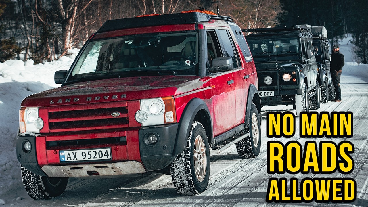Winter Wild Camping and Overlanding in Norway with our Land Rovers - Part Three