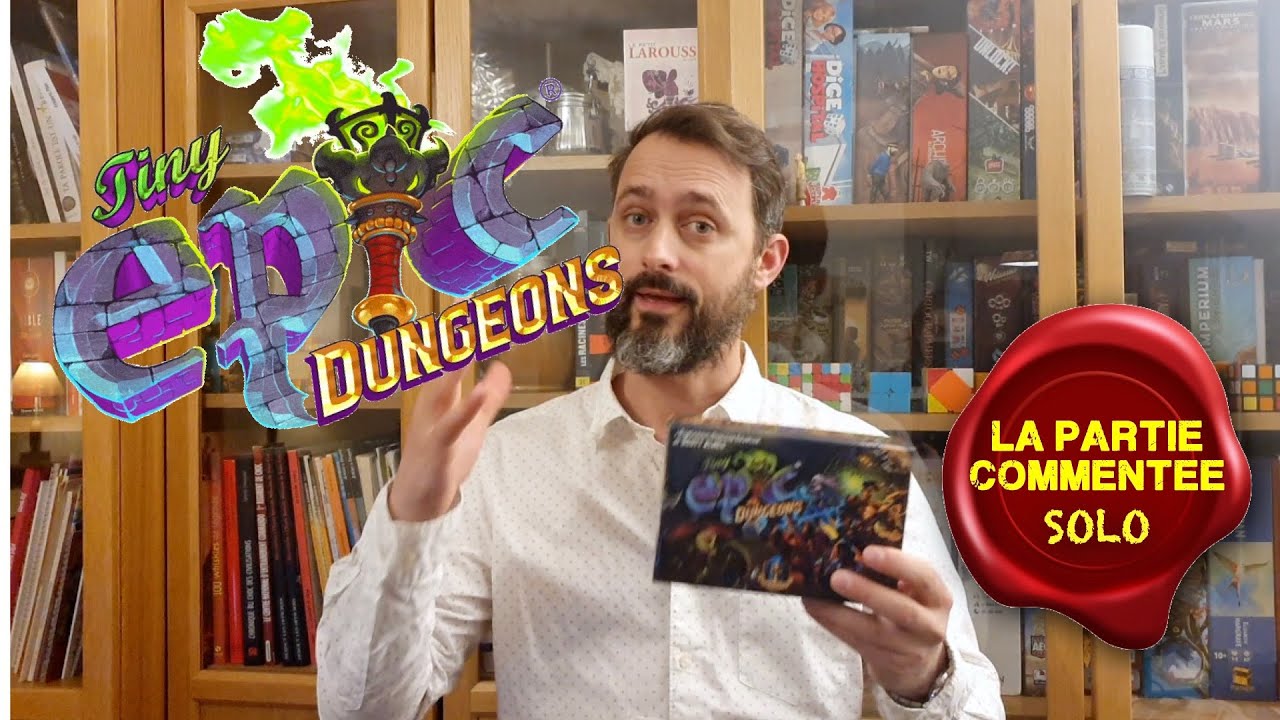 Tiny epic dungeons - la partie solo commentée