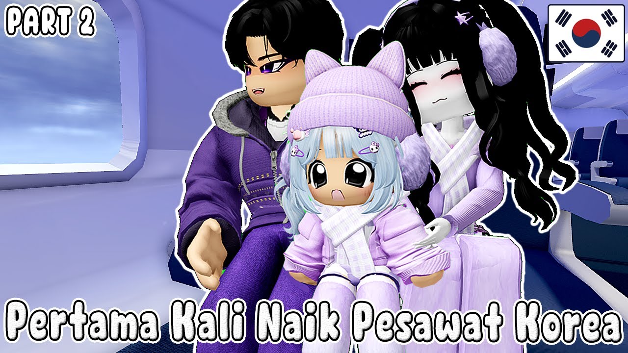 BIBI PERTAMA KALI NAIK PESAWAT KE KOREA - BIMALA HOLIDAY EDITION || BERRYEVENUE RP 🏡ROBLOX INDONESIA